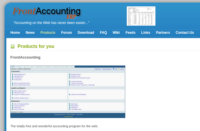 capture front accounting